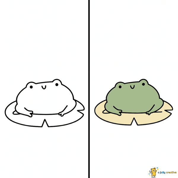 Silly Frog on Lilypad