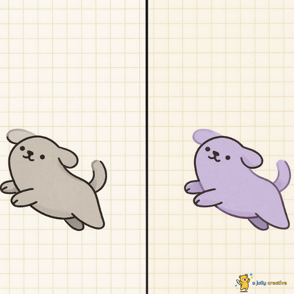 Simple Dogs Drawing-idea-5