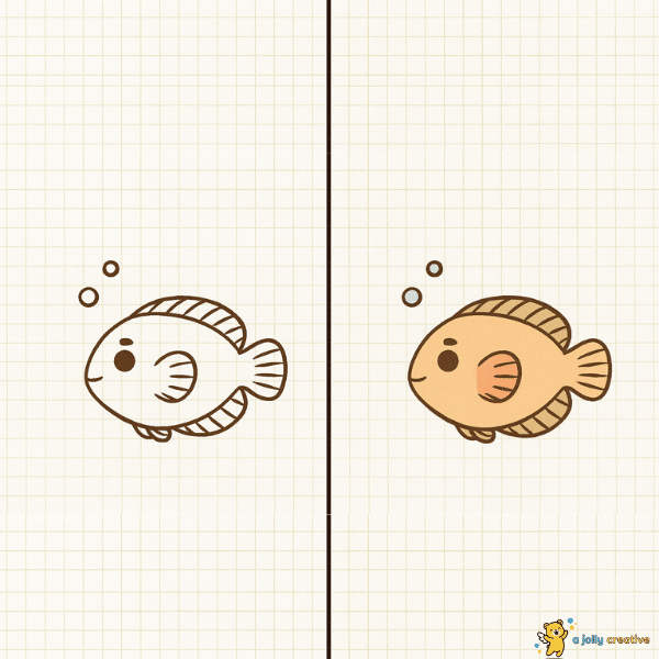 Simple Fish Drawing-idea-1