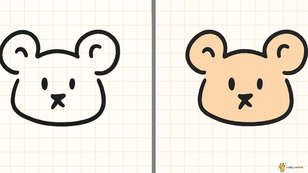 Simple Hamster Drawing idea-1