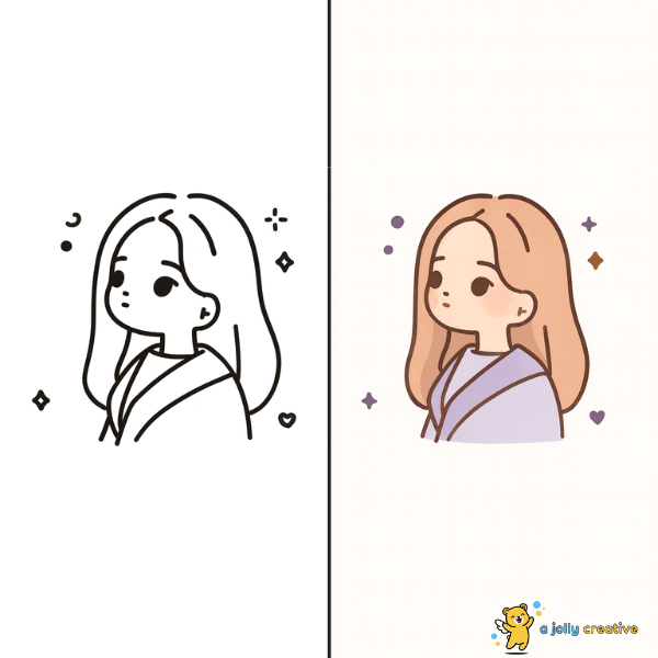Simple Lines Drawing idea