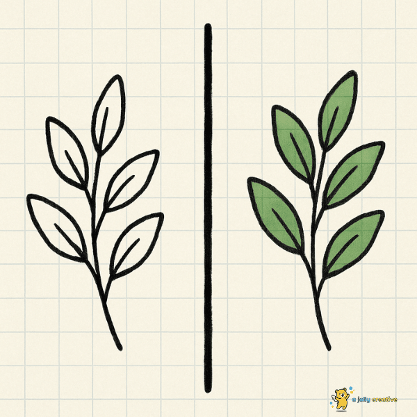 Simple Plants Drawing