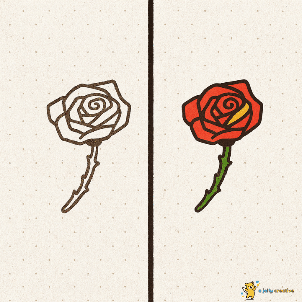 Single Stem Rose idea