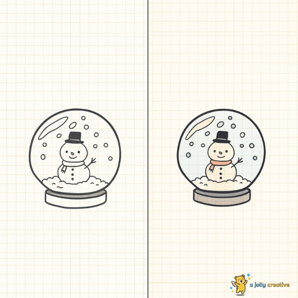 Snow Globe with Snowman