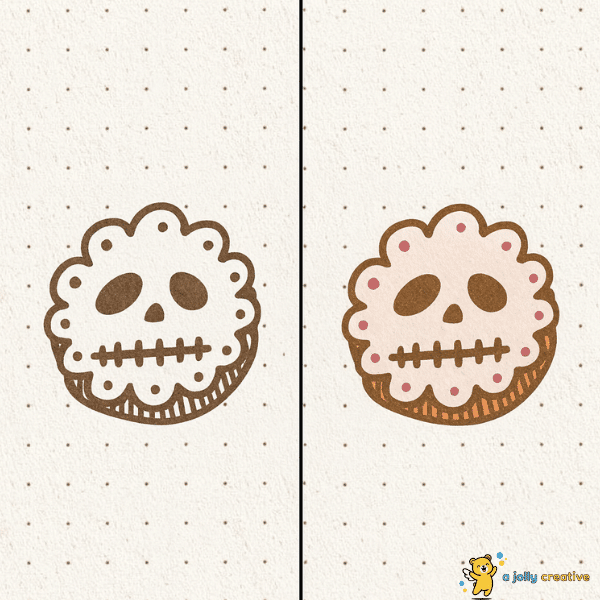 Spooky Cookie Drawing
