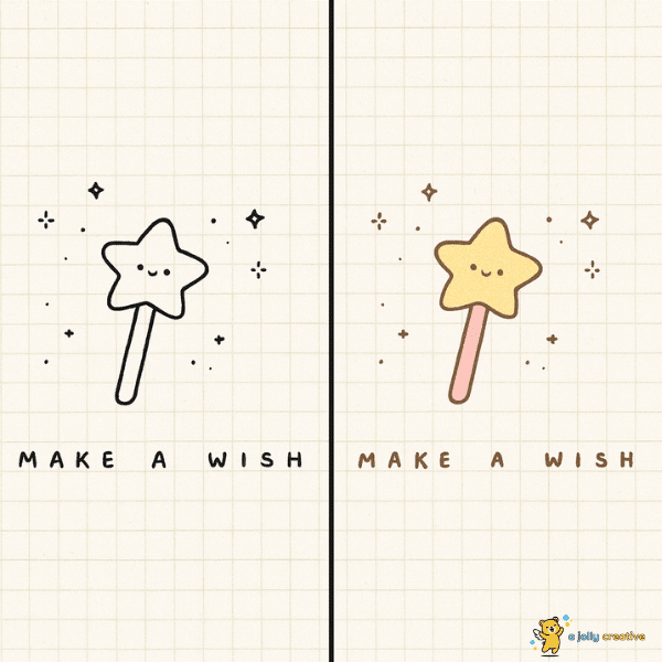 Star Wand Drawing