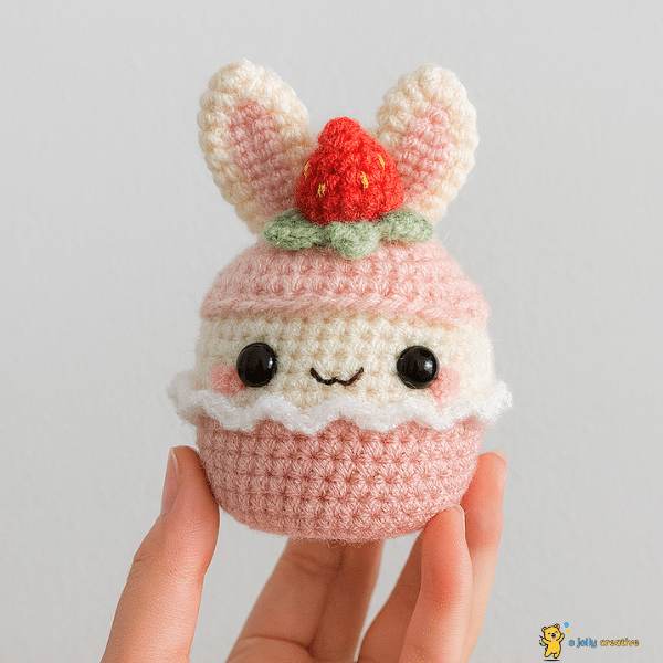 Strawberry Cupcake Rabbit