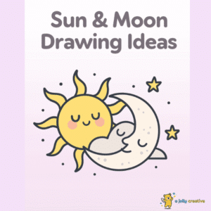 Sun & Moon Drawing Ideas 