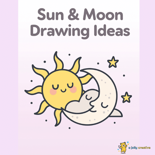 Sun & Moon Drawing Ideas 