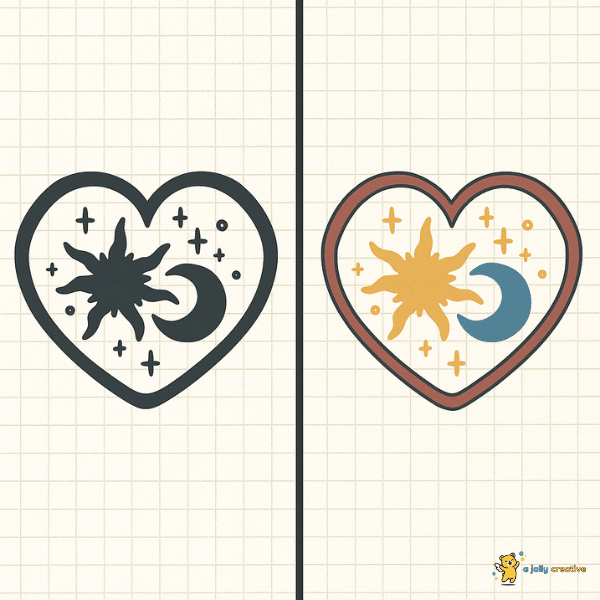 Sun and Moon Drawing Ideas -1