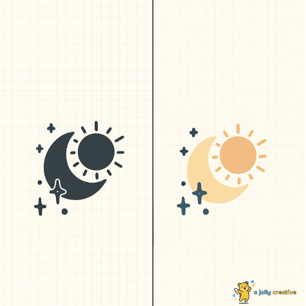 Sun and Moon Drawing Ideas -2