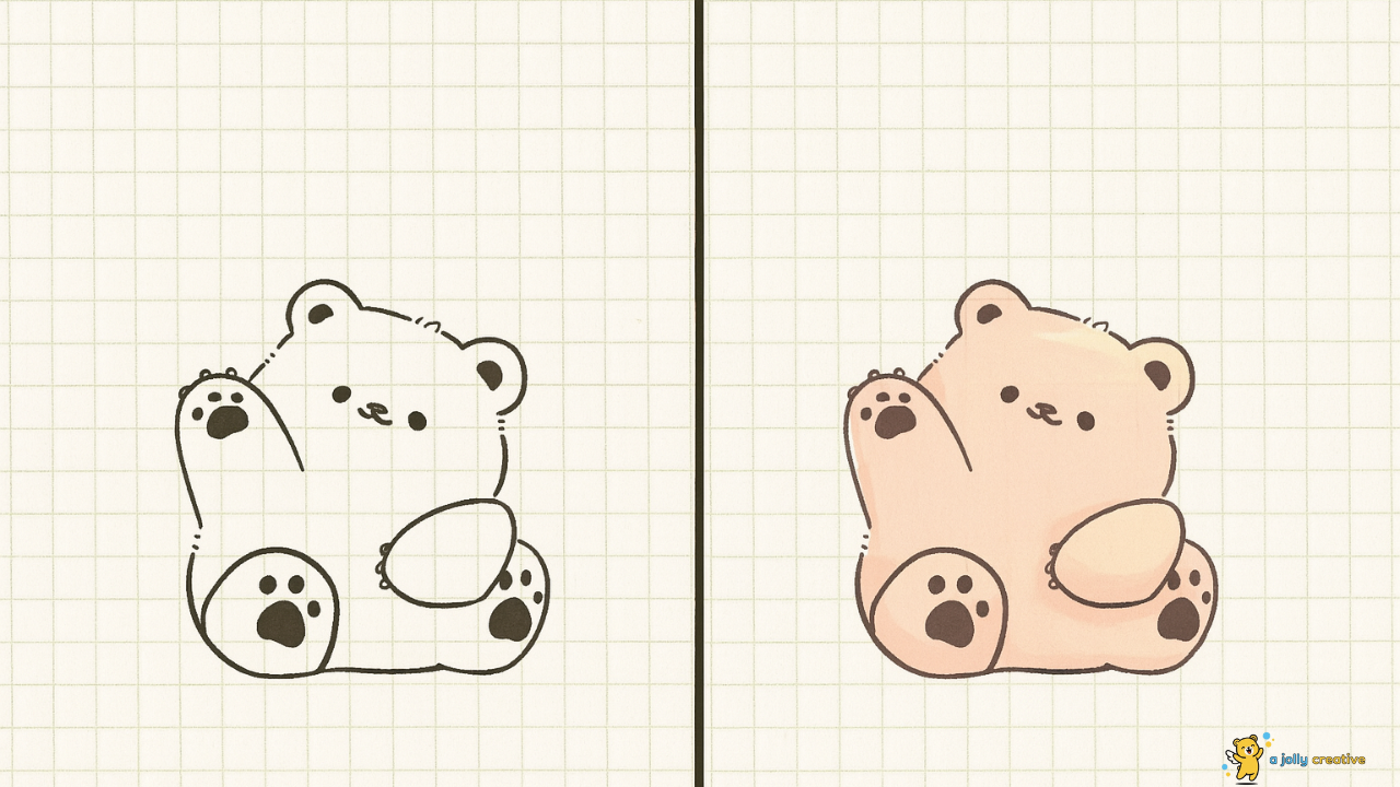 Teddy Bear Drawing-idea-1