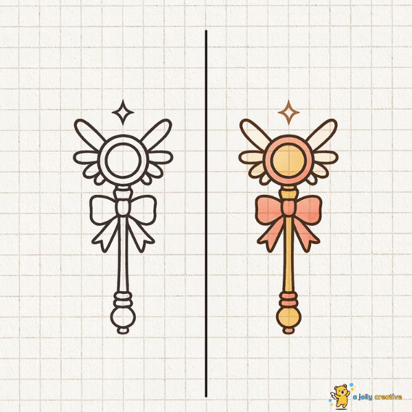The Magic Staff Drawing