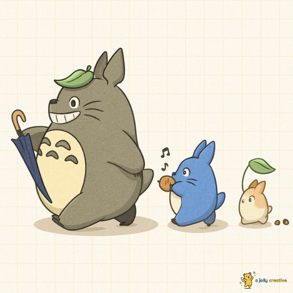 The Three Totoros-idea-2
