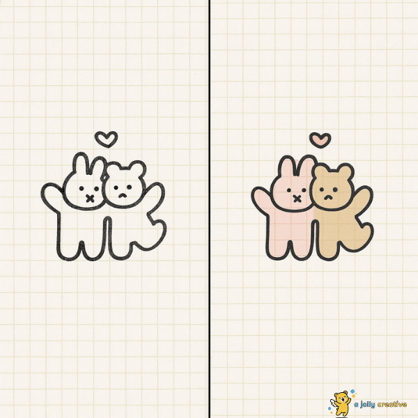 Two Friends Drawing-10