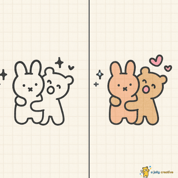 Two Friends Drawing-9