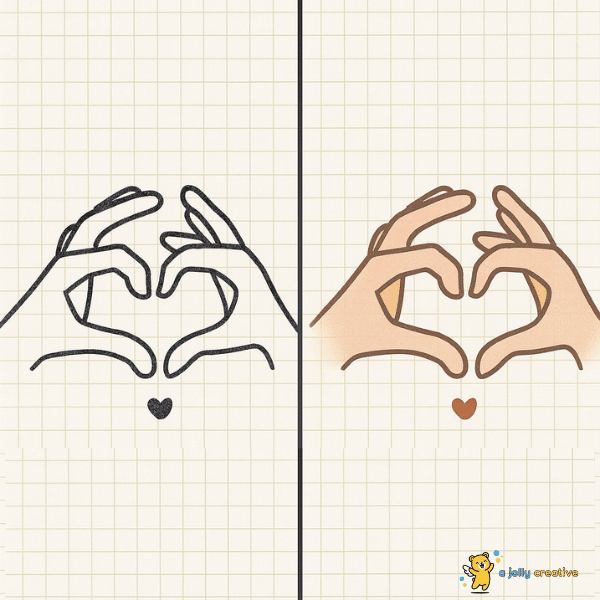 Two friends Drawing idea -20
