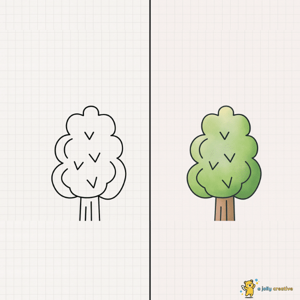 Very Simple Trees Drawing-5