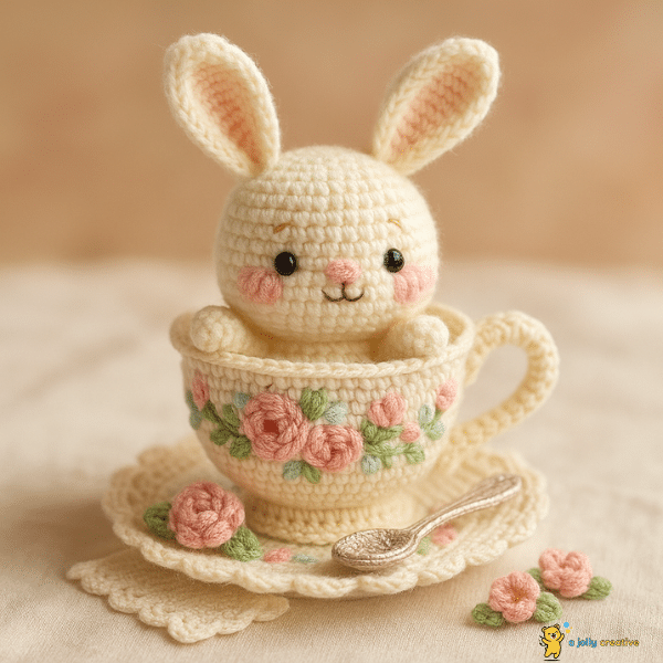 Vintage Teacup Bunny