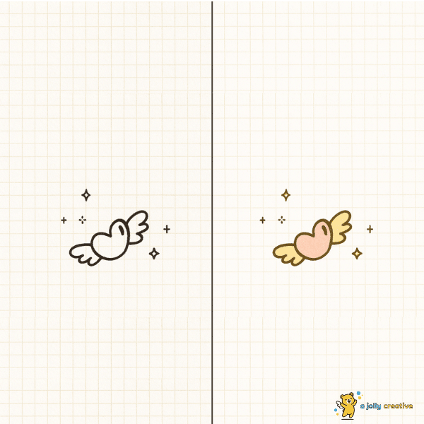 Whimsical Hearts Drawing idea-4