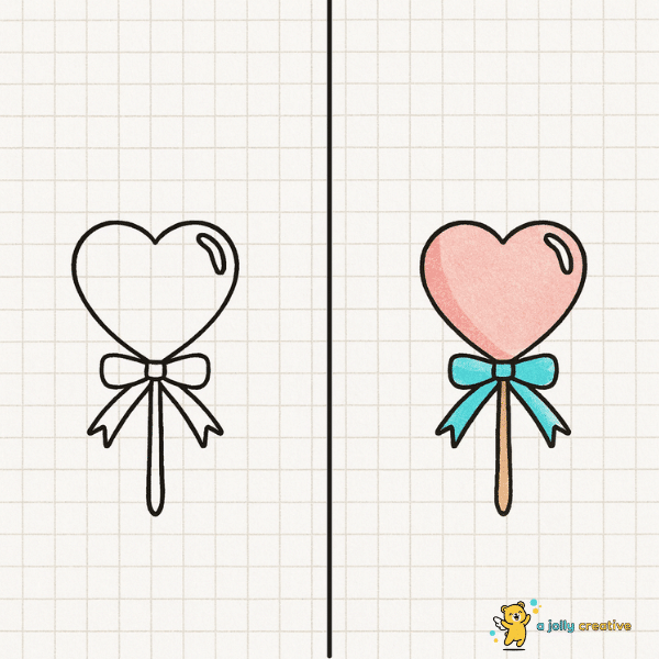 Whimsical Hearts Drawing idea-6