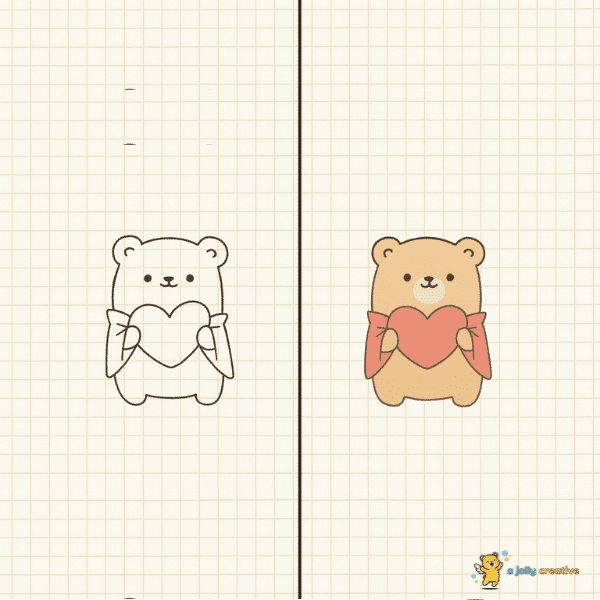 Bear Holding a Heart -idea-1
